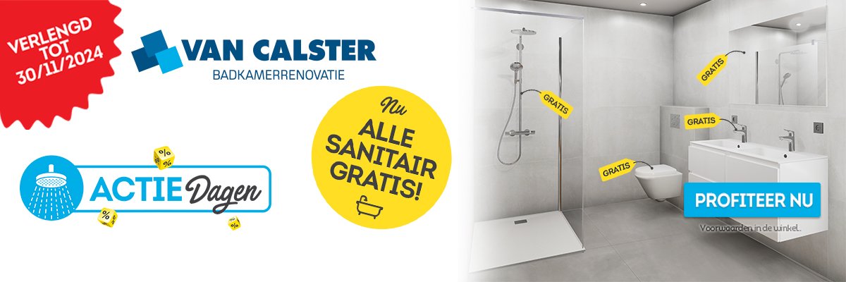 Gratis Sanitair 2024 verlenging